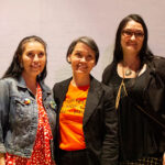 group photo of three Indigenous women