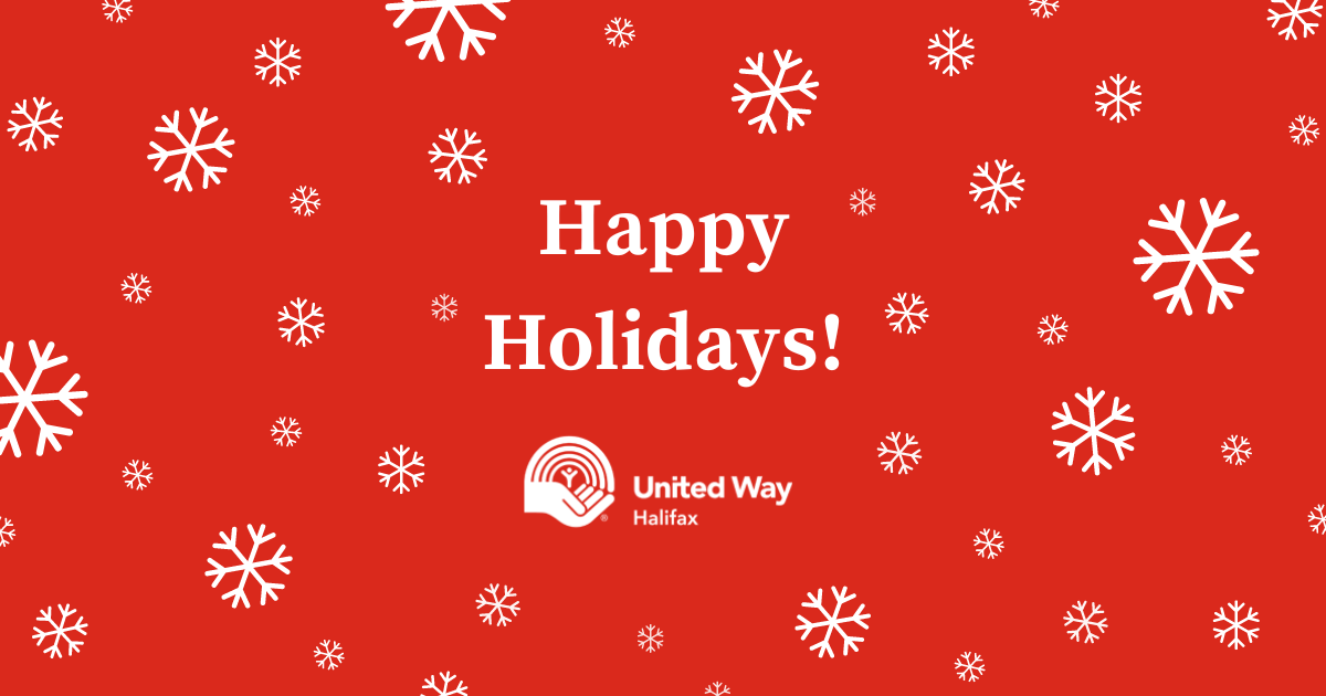 2022 Holiday Hours United Way Halifax