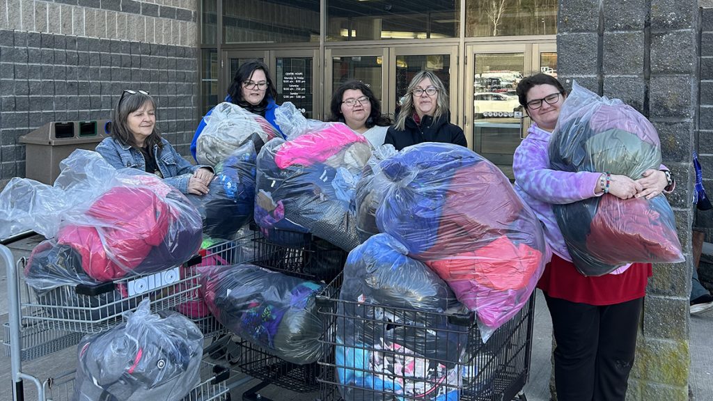Value Village made a large donation of coats, which supported the Coats for Kids, Teens and Adults Too initiative.