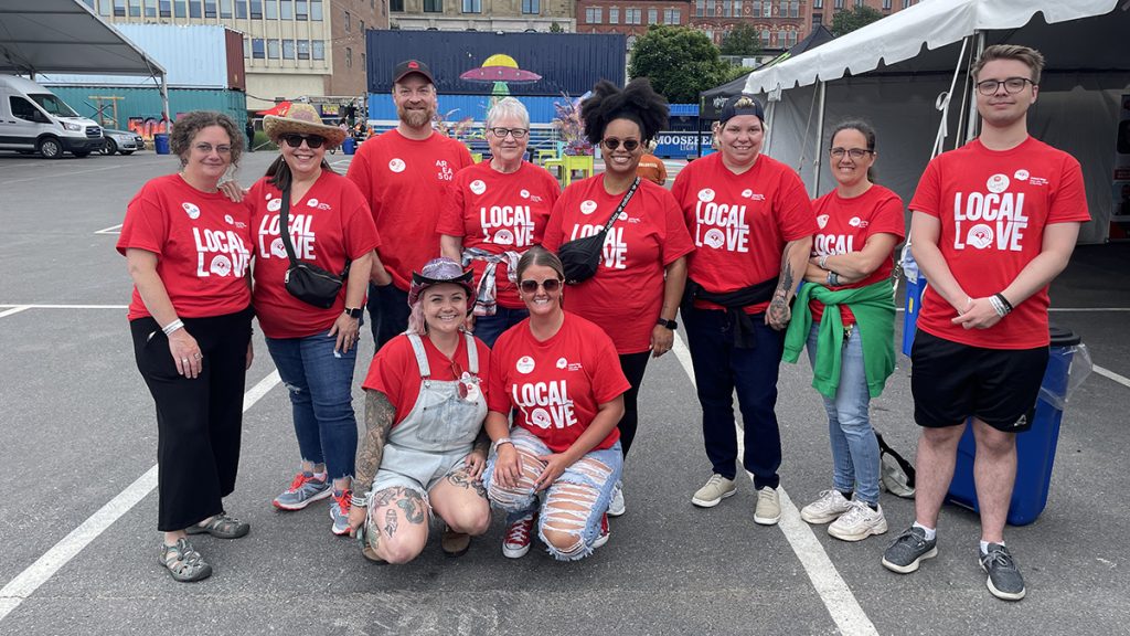 83 volunteers helped us serve drinks and raise $20,000 at Area 506 & Box Car Festivals