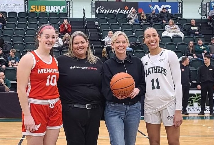 In February, we celebrated United Way Night with UPEI Athletics and Recreation, and even got to take part in the ceremonial tip off!